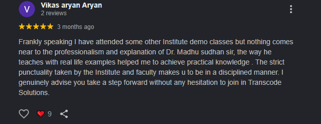 Review by Vikas aryan Aryan